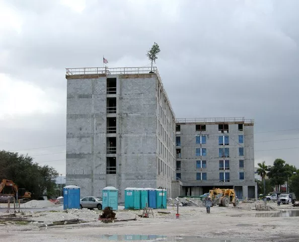 Ortega Juneau Construction Celebrates Aloft Miami Doral Top Out