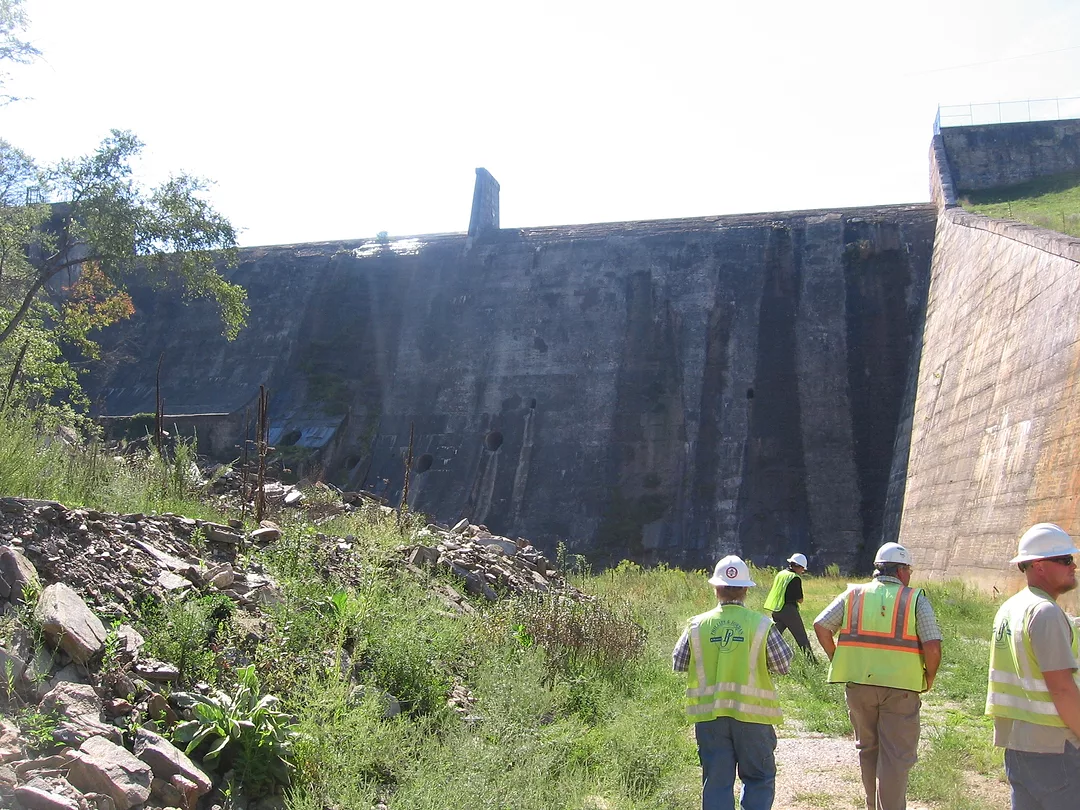 Catawba Dam in North Carolina