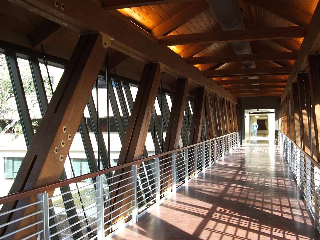 Interior View, Pedestrian Bridge at Phoebe-Putney Memorial Hospital