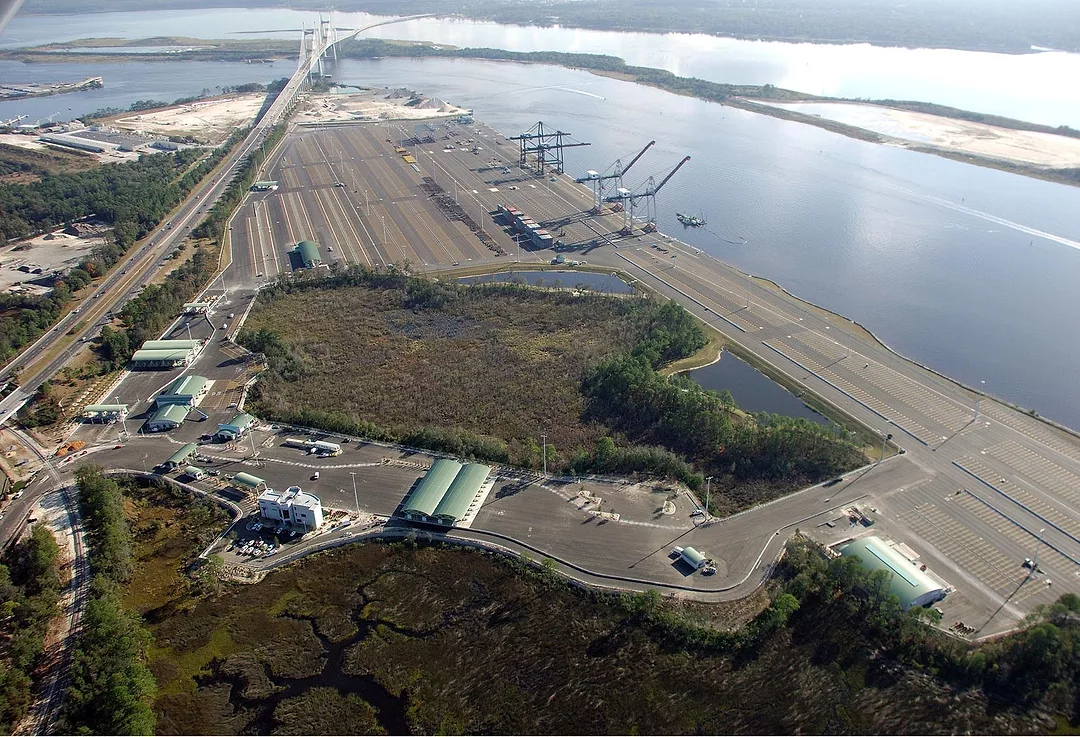 TraPac Container Terminal at Dames Point