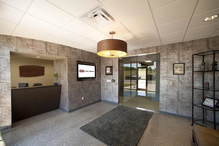 Lobby of Newly Constructed Fisher Tank Co. Plant