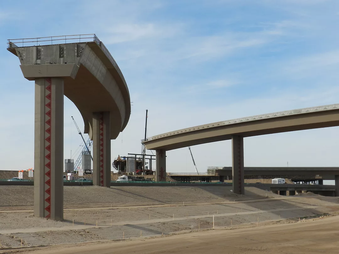 I-10 and Loop 303 traffic interchange