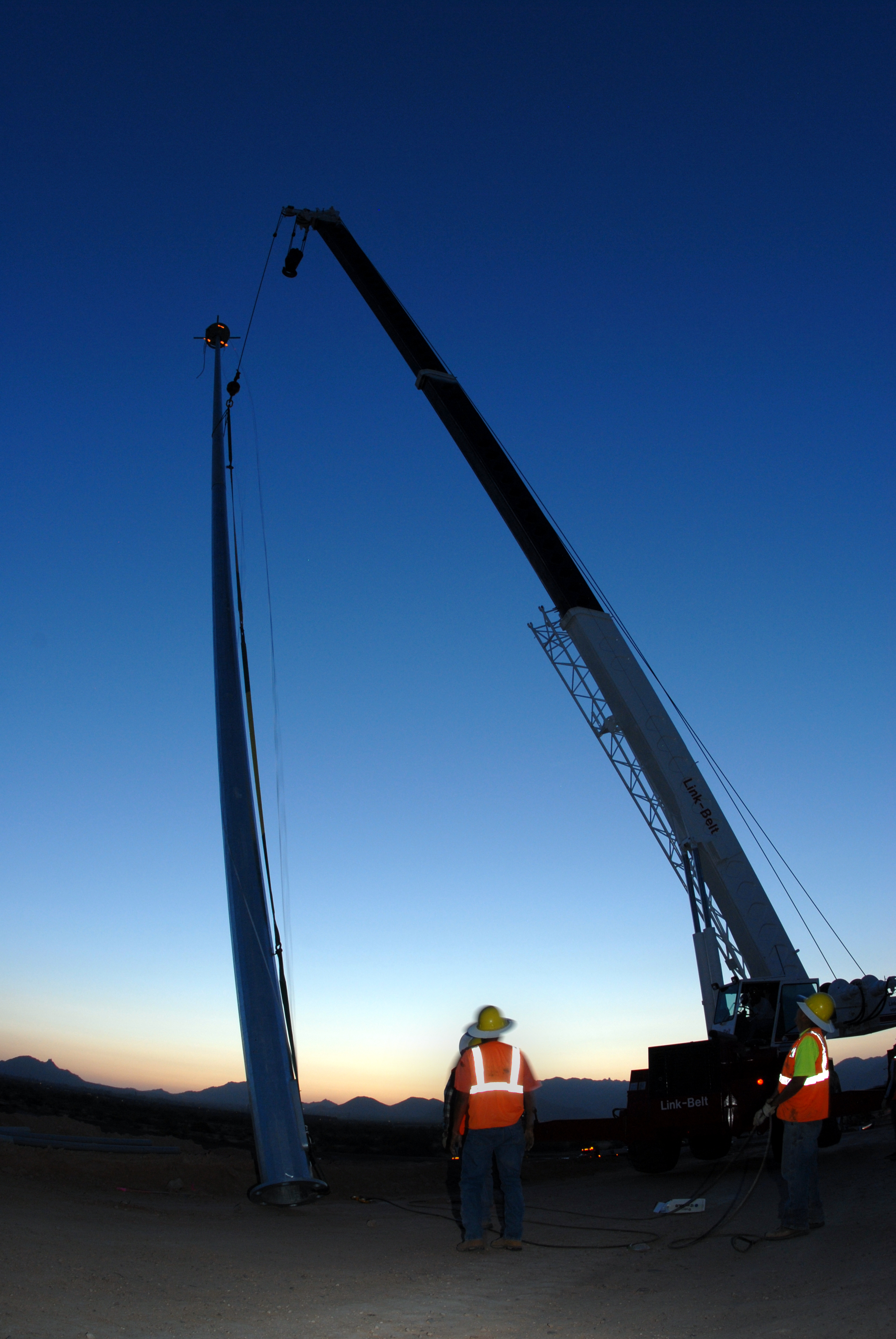High Mast Lighting over the Loop 101