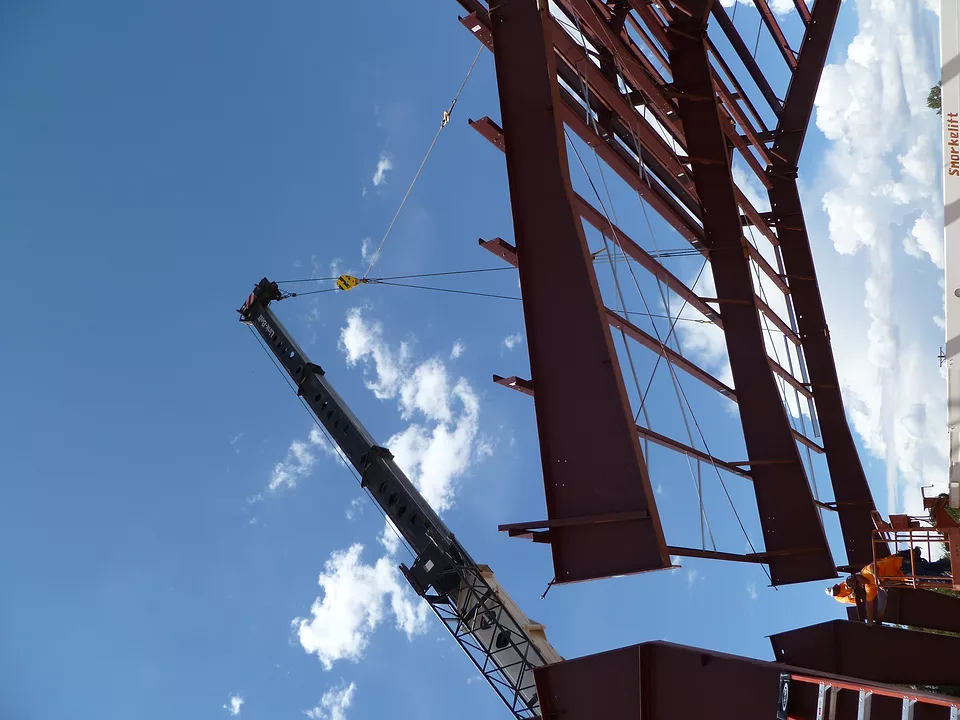 Crane lift of roof structure