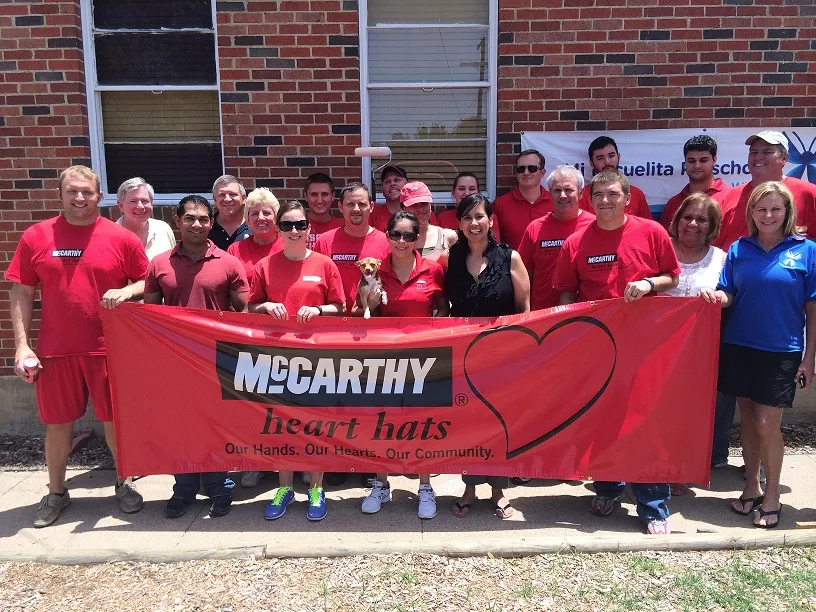Local Preschool Makes a Splash with a Fresh Coat of Paint from McCarthy’s Heart Hats