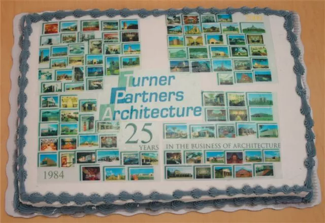 Turner Partners Architecture Turns 25 Cake