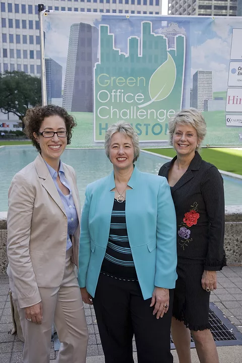 Houston Green Office Challenge With Mayor Parker