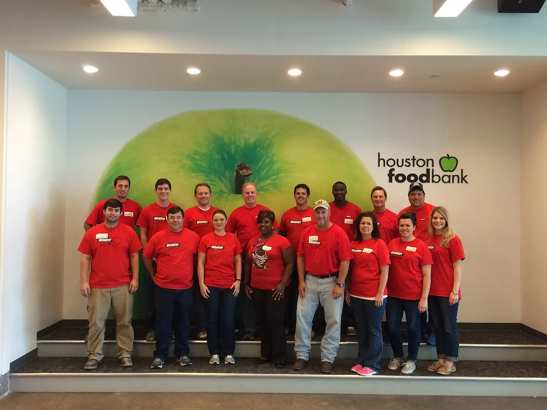 McCarthy Employees Work Together with the Houston Food Bank to Fight against Hunger
