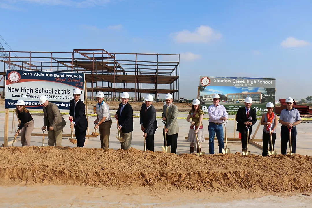 Alvin ISD Breaks Ground on Shadow Creek High School