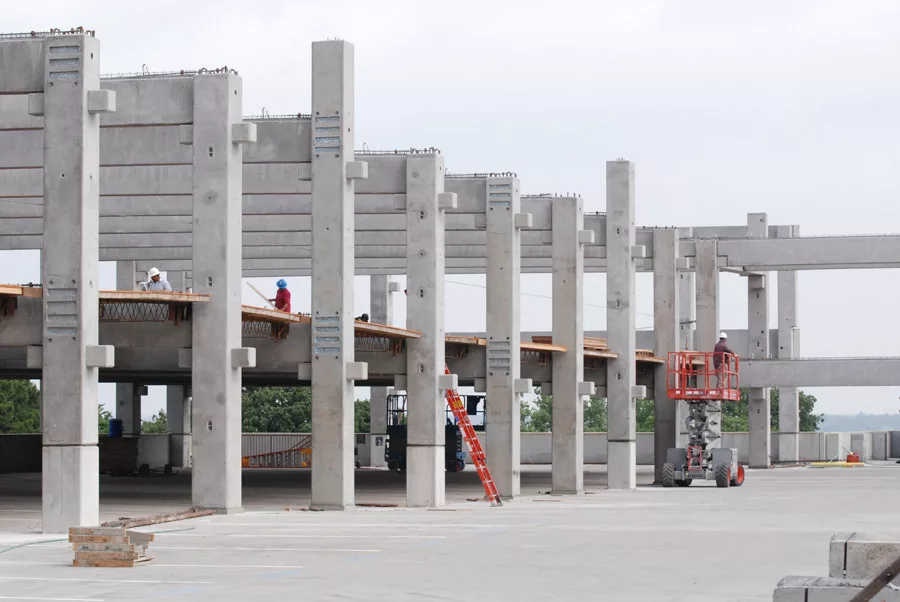 Hybrid Garage System Construction