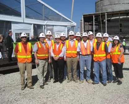 McCarthy Building Co. Topping Out for Wyly Theatre