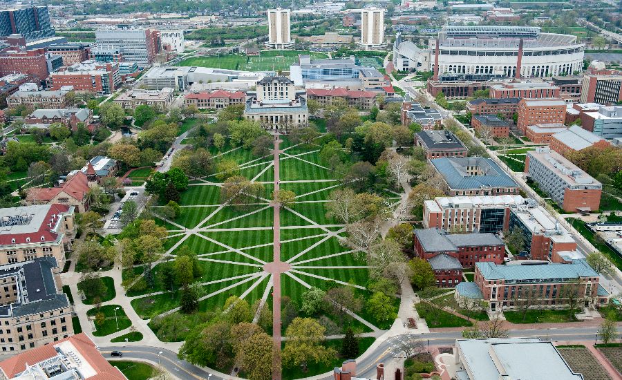 Ohio State University campus oval