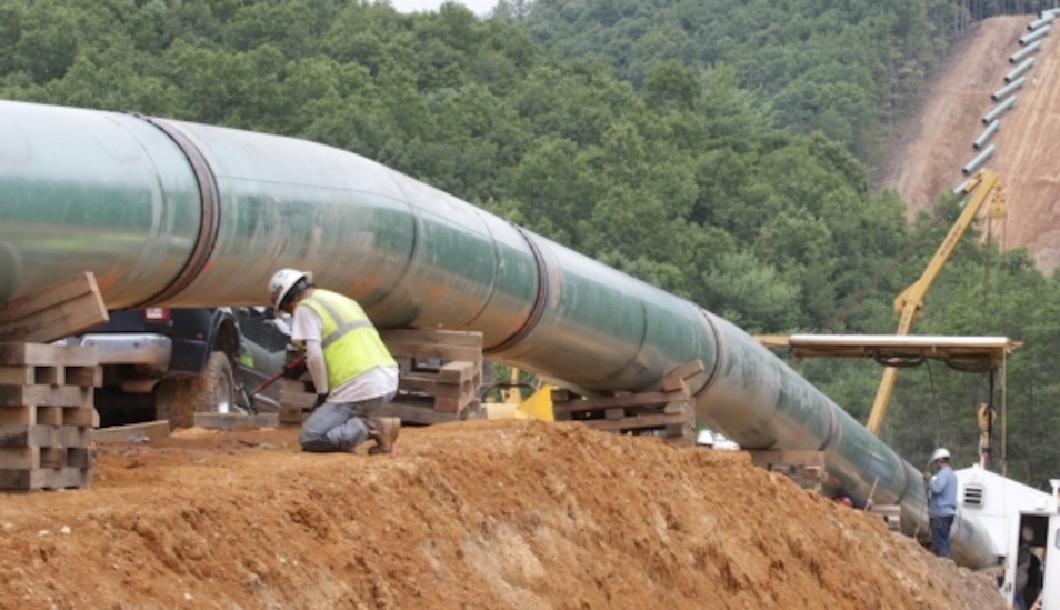 Controversial Gas Pipeline Construction