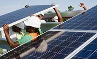 solar panel installation