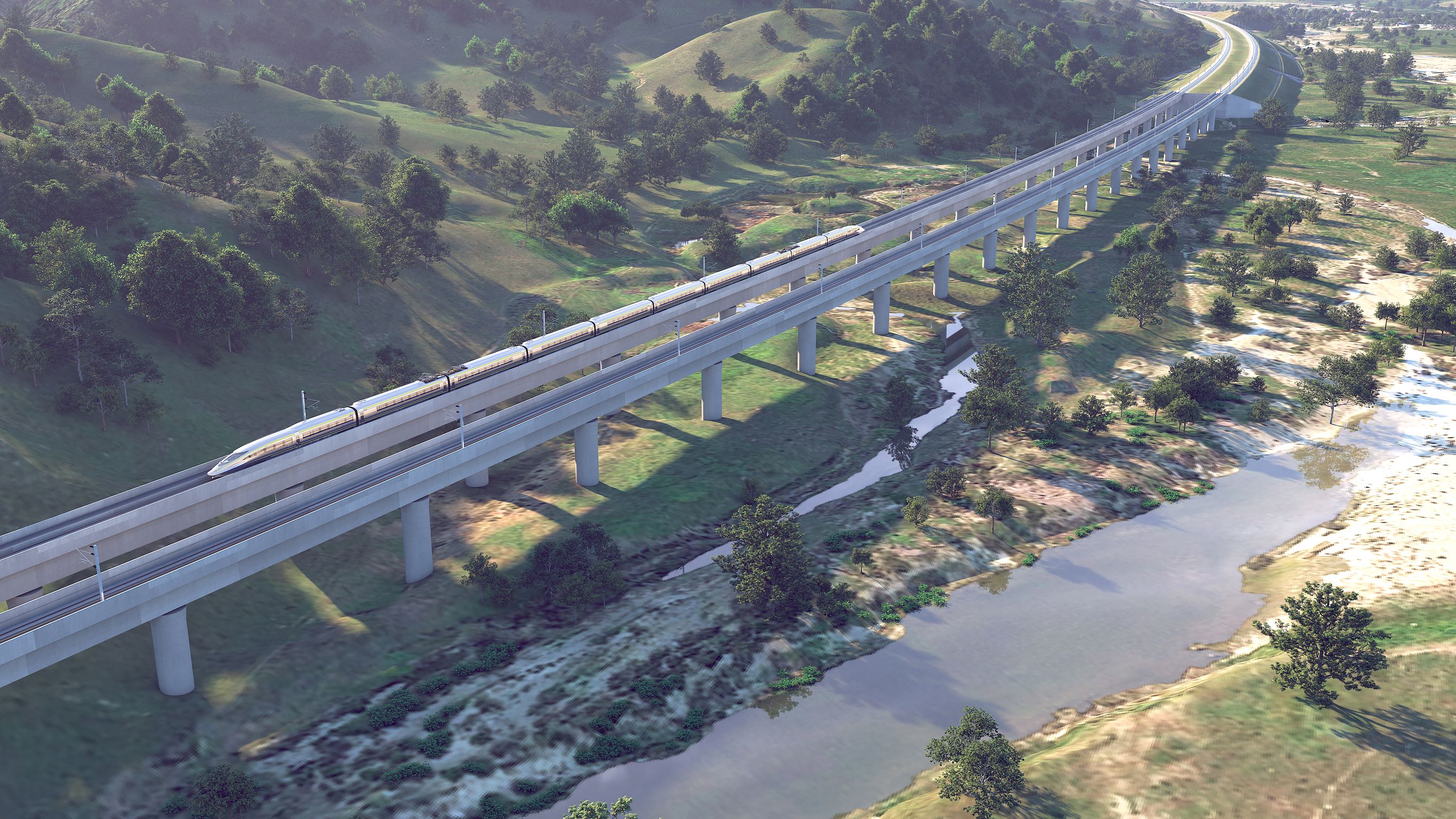 Calif. High Speed Rail Pacheco Viaduct 
