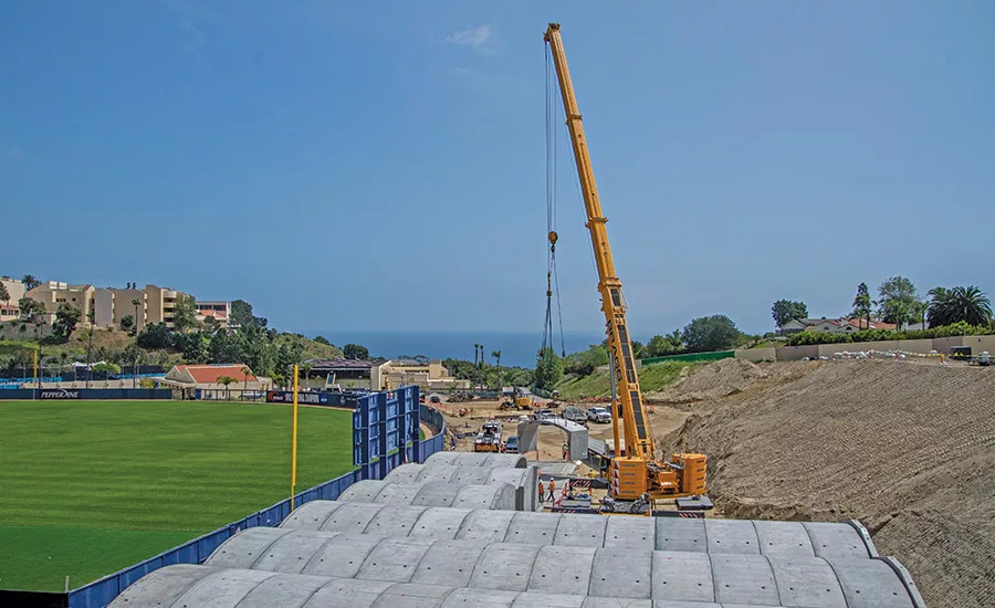 Pepperdine University Baseball Parking and Storage project