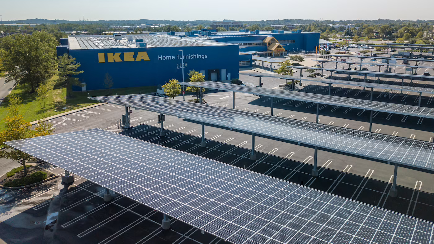 Solar car Park. State energy