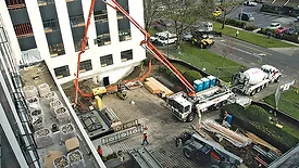 Concrete pump trucks