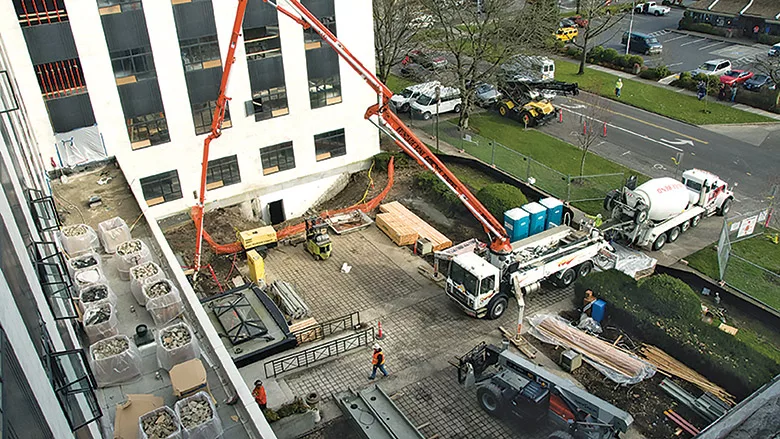 Concrete pump trucks