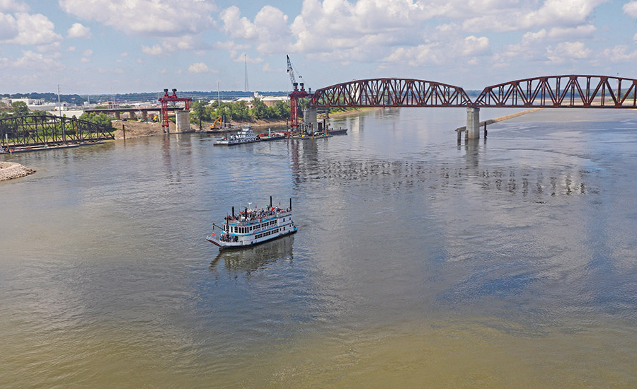 boat and bridge trusses