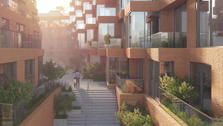 the Canyon, a 23-story mixed-use tower