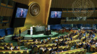 The U.N. General Assembly Meeting