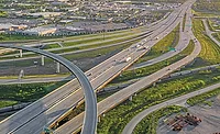 Council Bluffs Interstate System  Dual, Divided Freeway