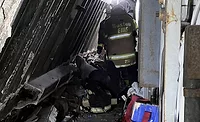 CatwalkCollapse.jpeg Boston EMS rescue workers after a catwalk collapse at a jobsite