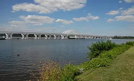 Rendering of Susquehanna River Rail Bridge Project