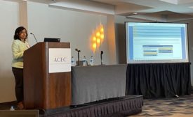 Dr. Indrani Ghosh presents at ACEC conference