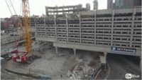 A progress photo of the Government Center garage before a collapse there killed a worker