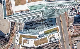 A photo of the Marriott International Headquarters and Hotel