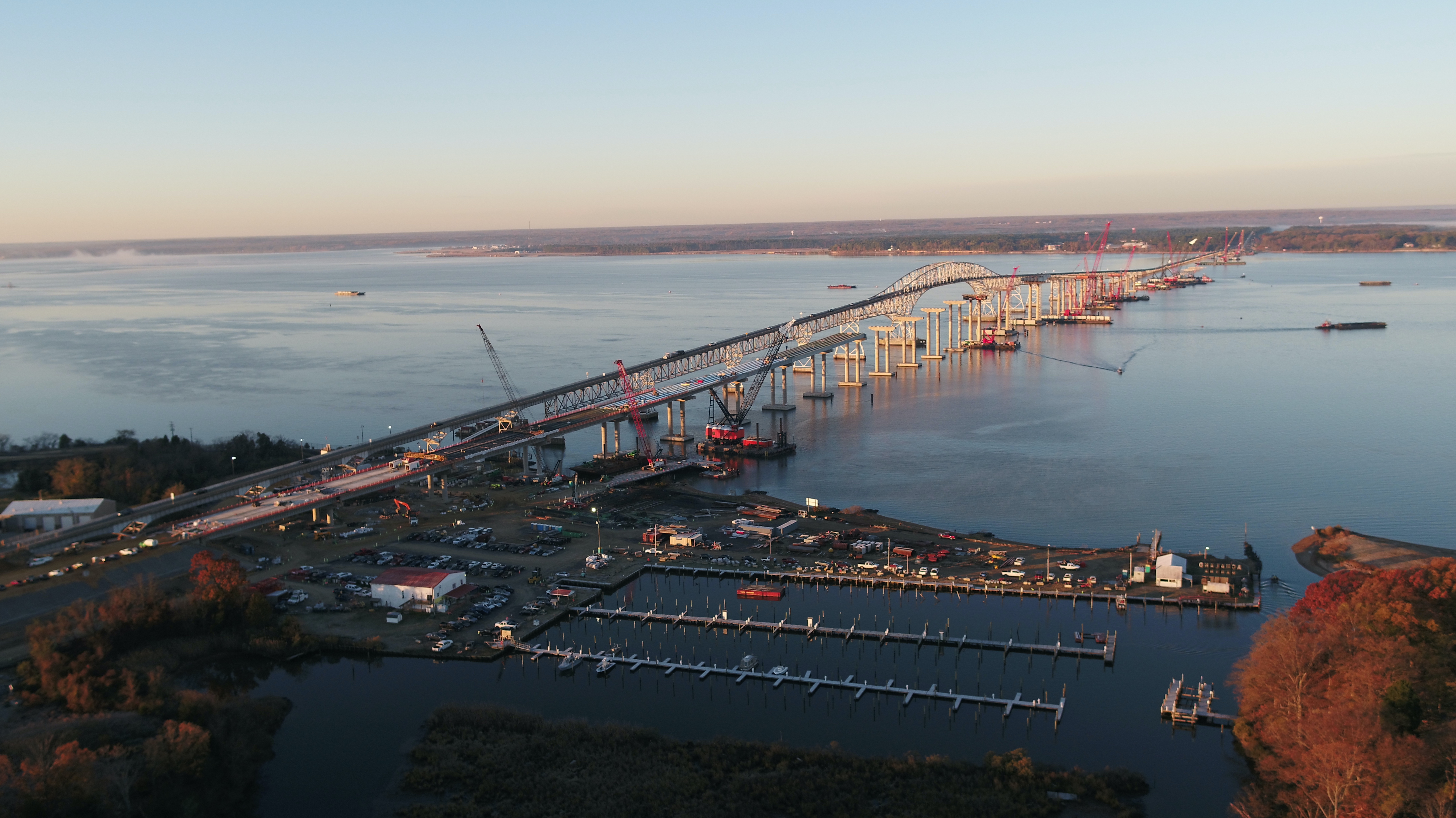 A photo of the the Nice/Middleton Bridge project.