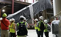 gallery tour 011.JPG Keast & Hood majority shareholder Denise Richard leads a project tour