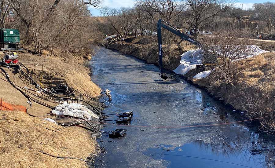 Mill creek oil spill