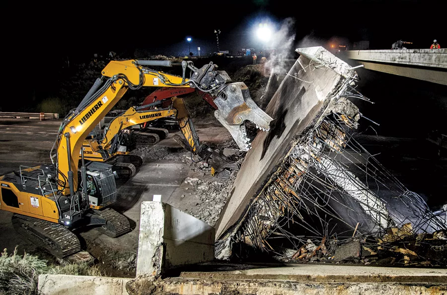 Emigrant Bridge Demolition