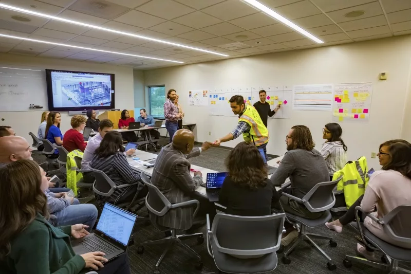 Workers at Clayco get more from being around each other