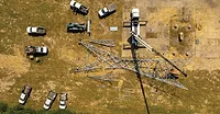 125-ft-tall transmission tower 125-ft-tall transmission tower