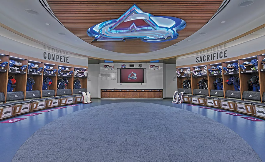Colorado Avalanche Locker Room Renovation