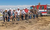 Fire station ground breaking