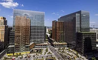 A photo of Amazon's HQ2 Phase 1 in Arlington, Va.