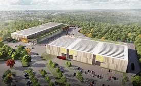 A rendering of the proposed RISE movie studio