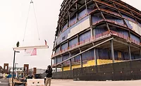 Topping out at Va. Tech project in DC