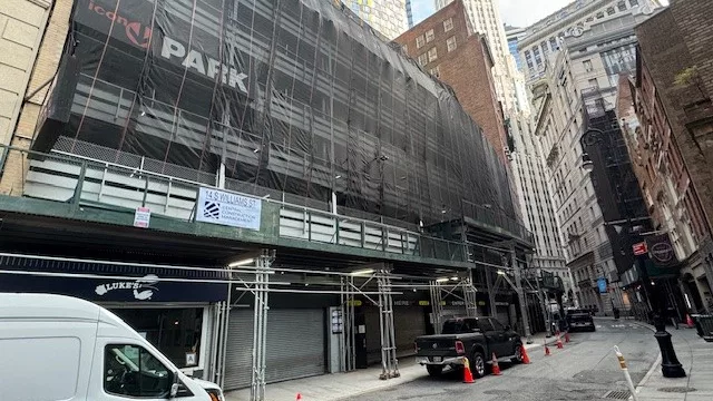 parking garage in Manhattan Financial District
