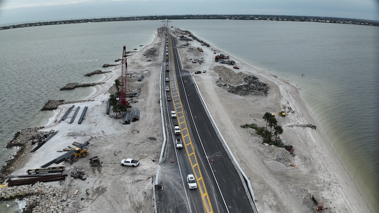Repairs to Hurricane-damaged Sanibel Causeway Completed in 105 Days