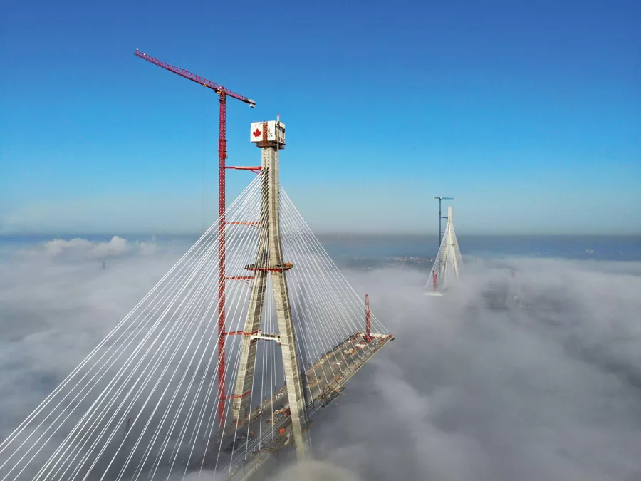 The Gordie Howe International Bridge, Windsor, Ontario