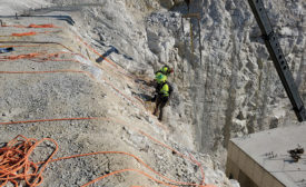 Martin Marietta Texas Quarry Highwall Stabilization