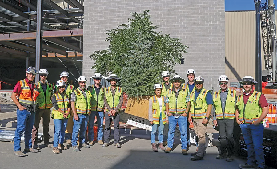  topping out of The Legacy,