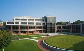 A photo of Endicott-College's Cummings-School-of-Nursing-and-Health-Sciences