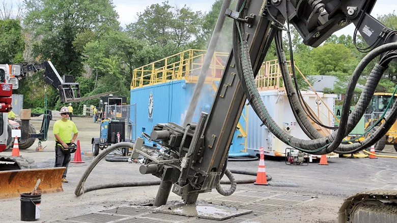 Geothermal borehole drilling